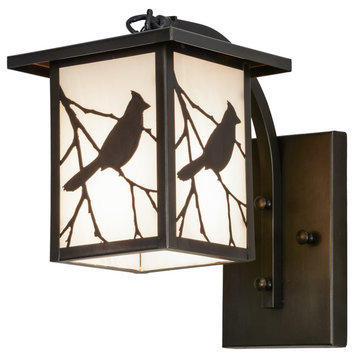 6.5W Hyde Park Song Bird Curved Arm Wall Sconce