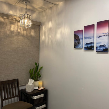 Roller Shades for Privacy in Woodbury Massage Room