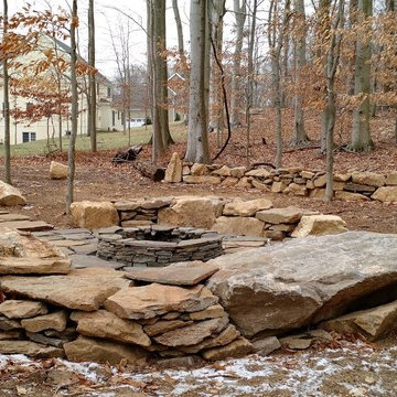 Fire Pit Seating Area