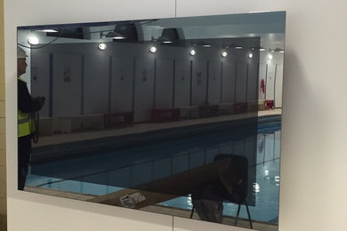 Swimming Pool Mirror TV, Gym Audio & Projector in Central London School