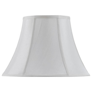 Cal Lighting Vertical Piped Basic Bell, White/White, 11.50"