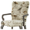 Madison Park Goose Neck Arm Chair