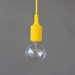 pendant cord - yellow - Pendant Lighting