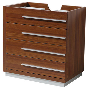 Fresca FCB8030 Livello 29-3/8" Engineered Wood Vanity Cabinet - Teak