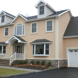 Hardcoat Stucco with Cultured Stone - Outdoor Products