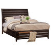 Alpine Furniture Legacy Queen Wood Panel Bed in Black Cherry