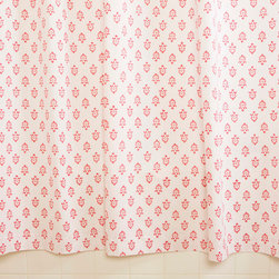 Attiser - Pink fabric shower curtains - Bath Products