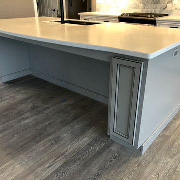 New Construction-Milan IL Koch Express Painted White Fog Black Highlights