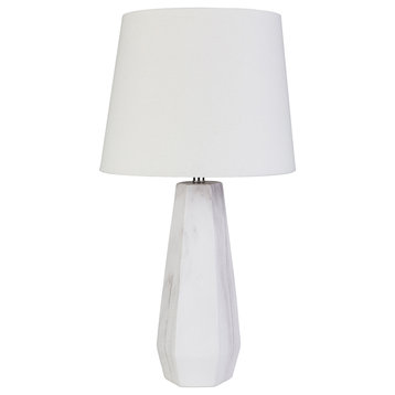 Palladian Table Lamp, White