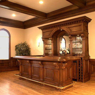 Residential Bar Wood Carving