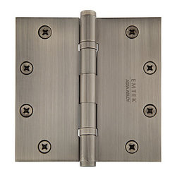 Emtek 5" x 5" with Square Corners Heavy Duty Ball Bearing Door Hinge - Hinges