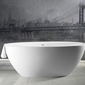 Aquatica Sensuality Mini-F-Wht AquateX™ Freestanding Bathtub
