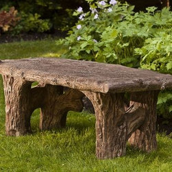 Faux Bois Bench - Outdoor Benches
