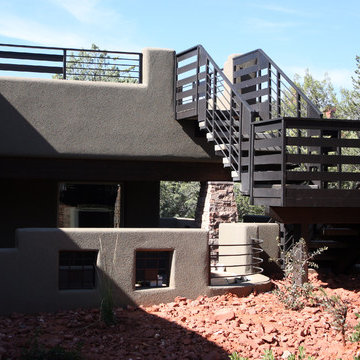 Stairs to Sedona Sky Deck