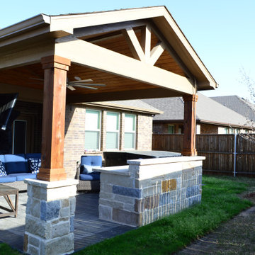 Covered Patio Addition In Fate TX