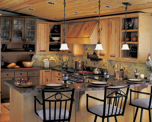 Mediterrane Küchen mit Zink-Arbeitsplatte Ideen, Design & Bilder | Houzz