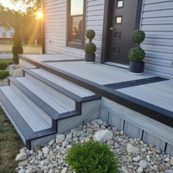 Deckorators Picture Frame Board in Dark Slate - Deck Tiles And Planks