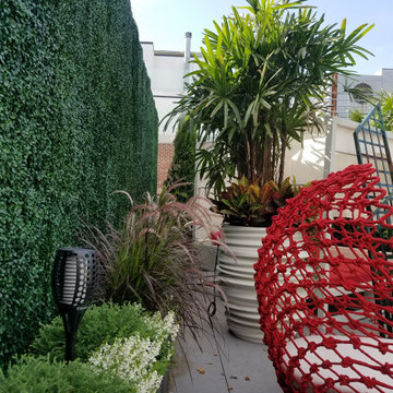 Manhattan, NYC Rooftop Garden Contemporary Roof Landscape Design by NY Plantings