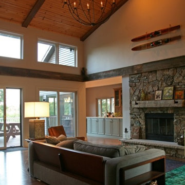 Reclaimed and Reimagined Retreat in Lake Geneva, Wi