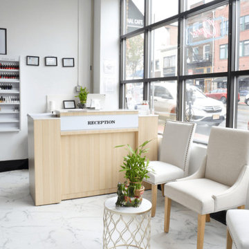Nail Salon LVP Installation
