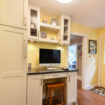 White and Blue Kitchen Design Richmond, VA