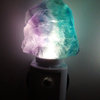 Rainbow Flourite LED Gemstone Sensor Night Light
