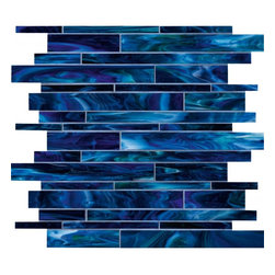 treasure collection: blue saphire mosaic 12"x12" - Tile