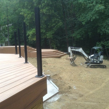 Composite Deck/Cable Rail/Stonework