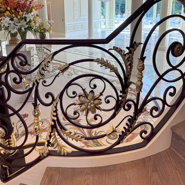 Project #135 | A Vibrant Double Curved Staircase