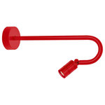 Troy RLM - LED Bullet Head U Arm Wall Sconce, Red - RLM stands for Reflective Luminaire Manufacturer.
