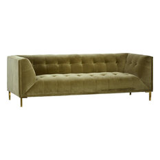 Black And Gold Sofas Houzz Dovetail Furniture Sofa Bernard Olive Green Gold Black Sofas