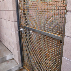 Rusted Steel Gate - Home Fencing And Gates