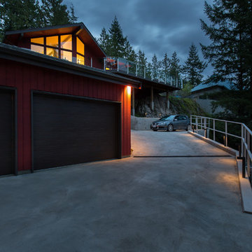 Front Elevation of New Garage