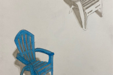 Observational Adirondack Chair Sketch