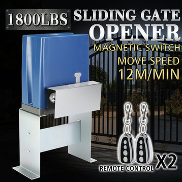 VEVOR Automatic Sliding Gate Opener with 2 Remote Control, 1800 Lbs
