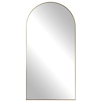 Crosley Antique Brass Arch Mirror