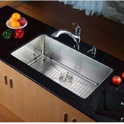 32" Undermount Kitchen Sink Size: 32" W x 19" D x 10" H - Kitchen Sinks