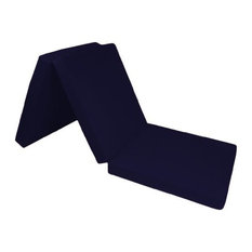 Single Futon Bed, Navy Blue Cotton, Simple Modern Style, Soft and Comfortable