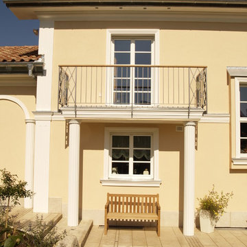 Fassadengestaltung vorher-nachher