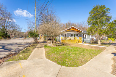 Example of a minimalist exterior home design in Atlanta