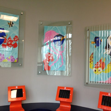 Pediatric Office Glass Art Frames