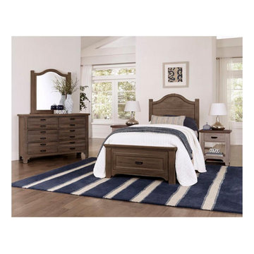 740-338-st Vaughan Bassett Furniture Bungalow - Folkstone Twin Arch Bed With Sto