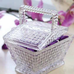 Nonna's Basket Crystal Candy Dish - Decorative Boxes