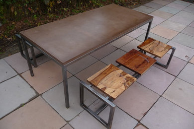 Inspiration for a modern patio remodel in Salt Lake City
