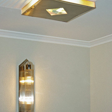 von uns entworfene "Artdeco Lampe"