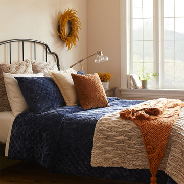Navy Traditional Fall Bedding Collection - Threshold™