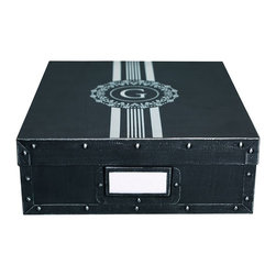 GreenGate Storage Boxes A4 - Black - Storage Bins And Boxes