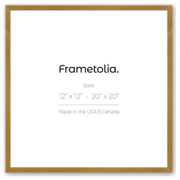 12" x 12" Polished Gold 7/8 Lavo Wall/Gallery Frame