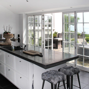 Enfamiliehusi Humlebæk / renovering og tilbygning