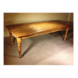 96"L Old Pine Farmhouse Table - Dining Tables